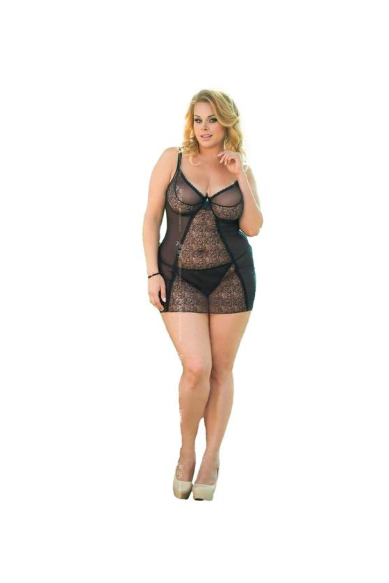 Laura Babydoll – delikatna koszulka na ramiączkach z koronki Laura Babydoll – koszulka z...