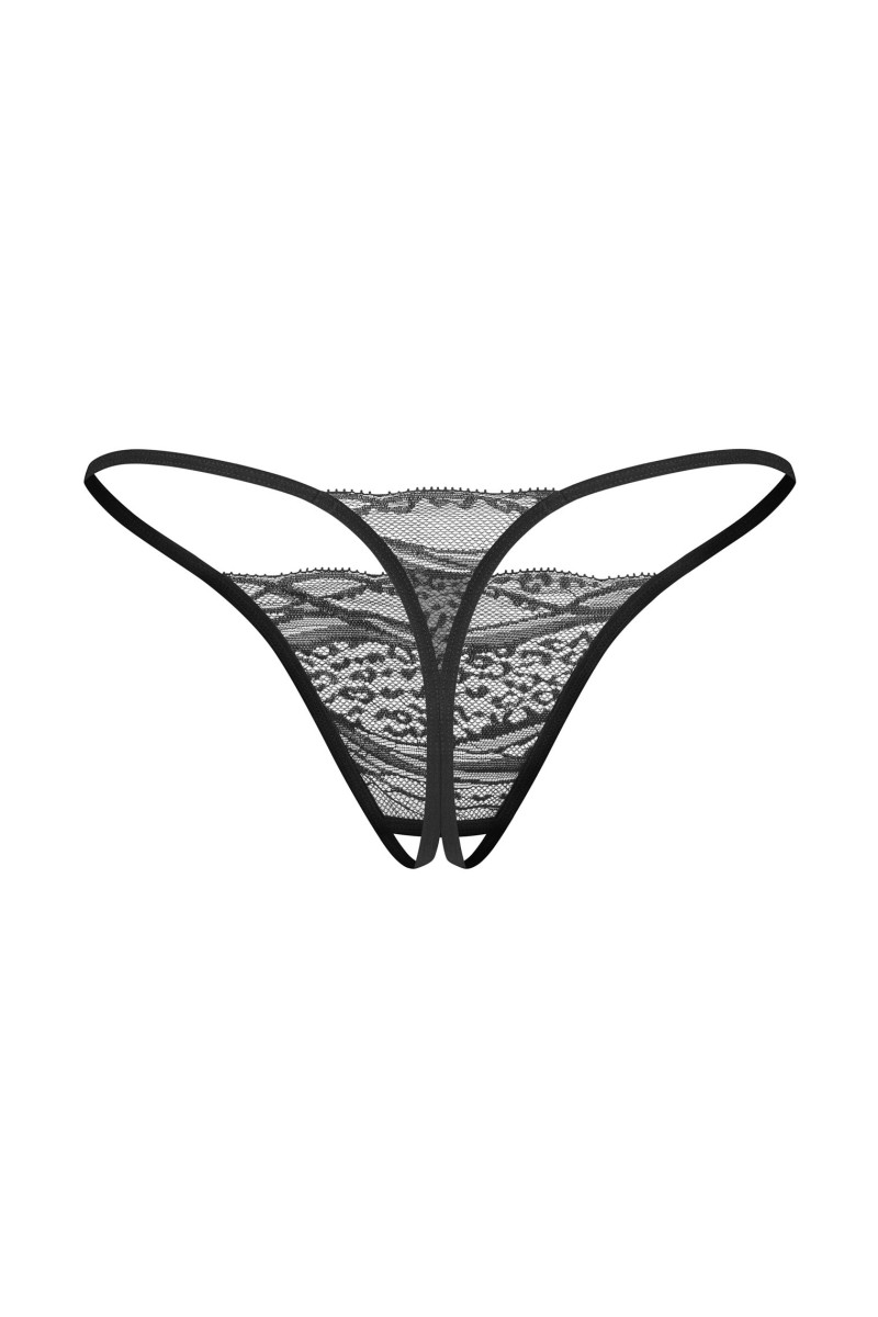Stringi otwarte Bianca transparentne